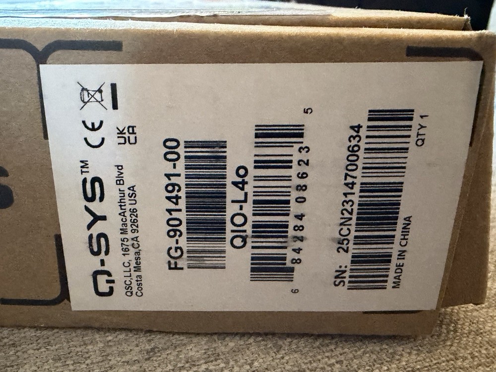 QSC QIO-L4o Line Level Audio Output Expander Qsys