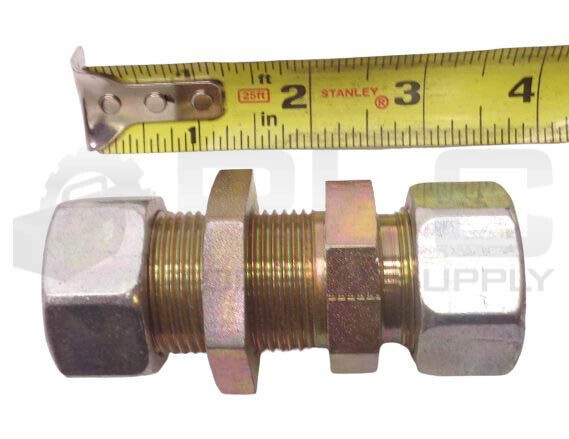 NEW EO/PARKER HYDRAULIC THREADED COUPLING, 7/8"ID, 7/8"ID, 22-L NUT