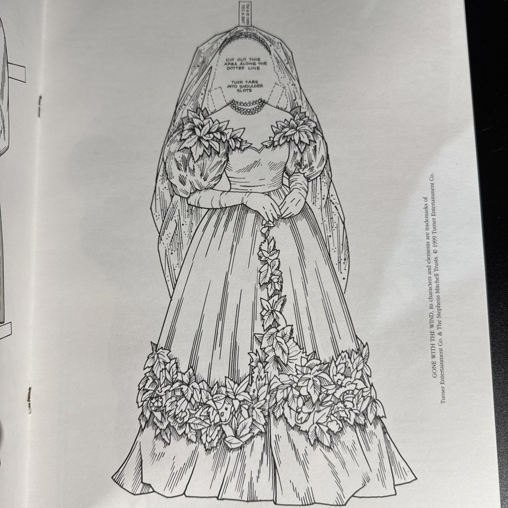 “Gone With The Wind” A Paper Doll Collection From Peck Aubry. NEW