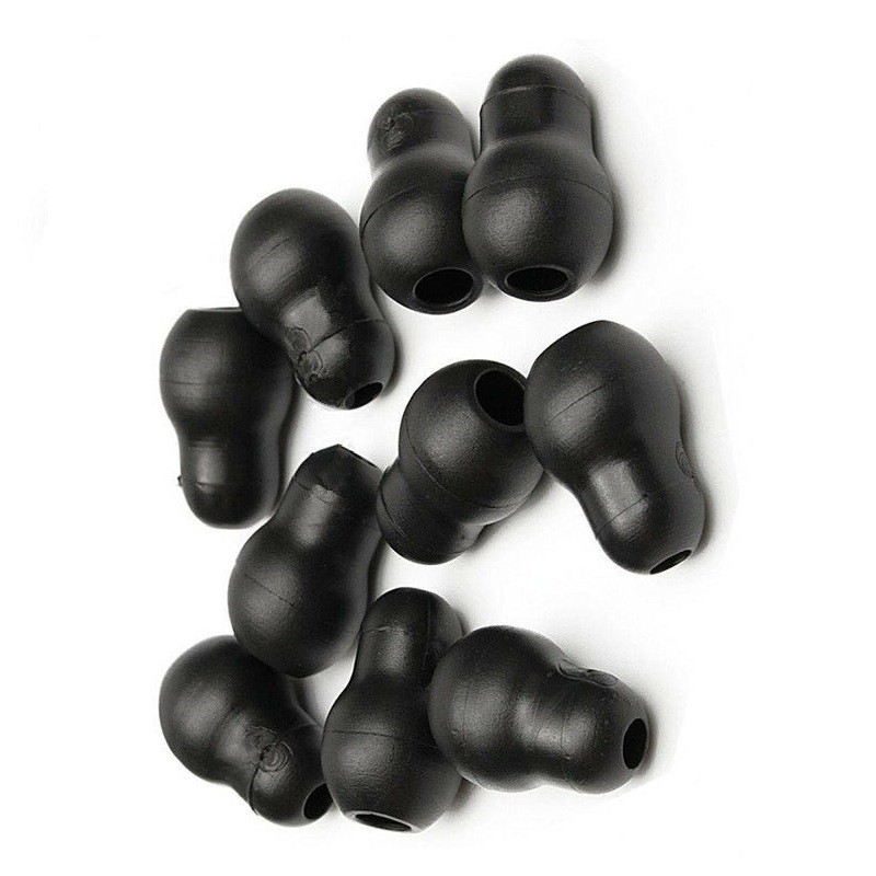 10Pcs Silicone Black Soft Eartips Earplug Earpieces For Littmann Stethoscope ii