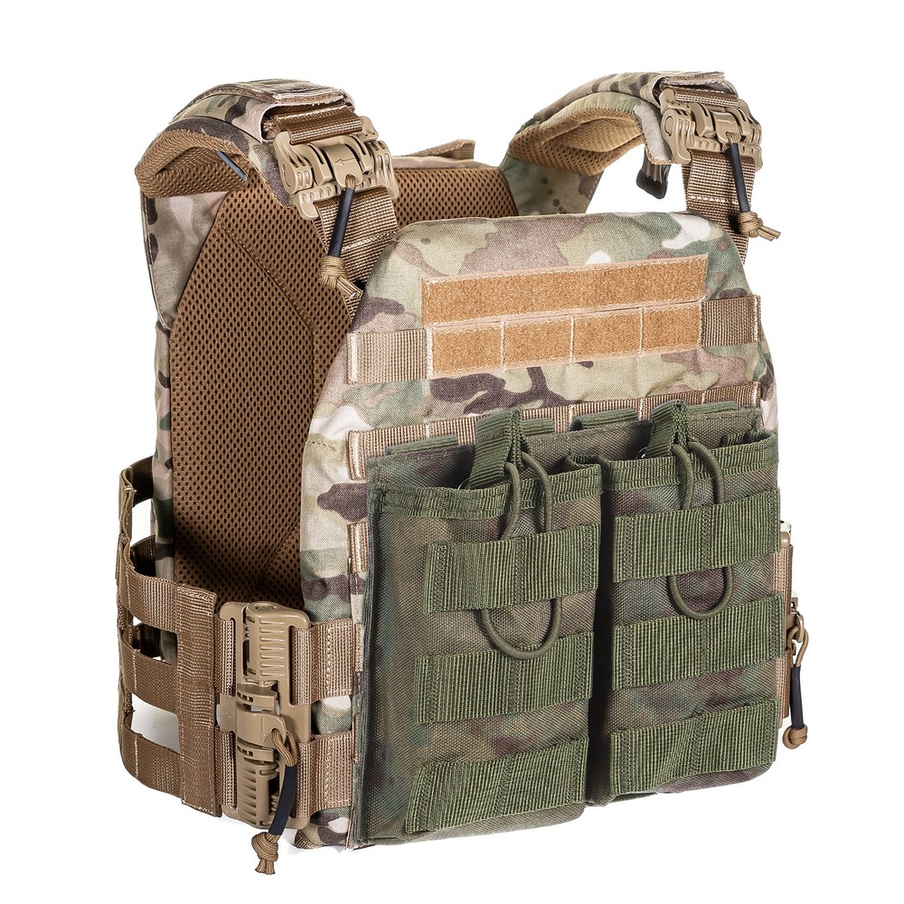 Outdoor Multipurpose Open Top Double Pouch Mud Color 1 Pcs