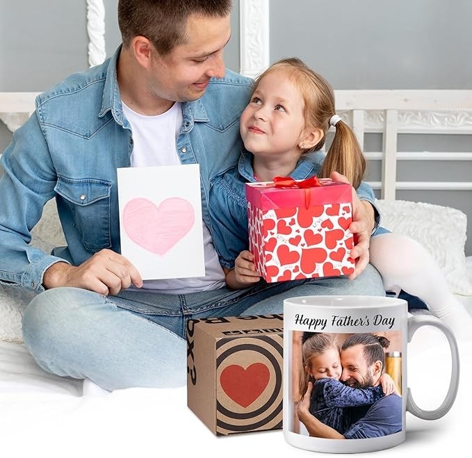 Personalized Custom Text or Photo Ceramic Coffee Mug Both side Printed 11oz
