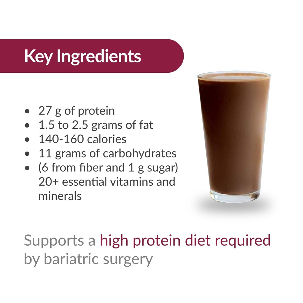 Bariatric Advantage High Protein Chocolate Shake 28 Servings – Whey Isolate