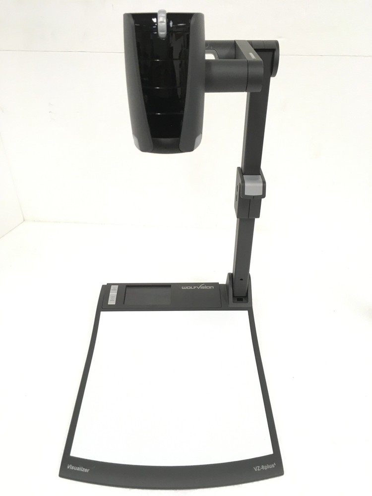 WolfVision VZ-8plus4 1080p Document Camera Visualizer, No Ac Adapter, WORKING