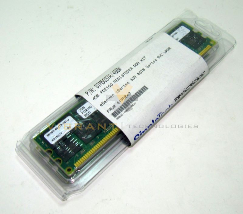SIMPLETECH STM5037A/4GBW 4GB PC2100 ECC Server Memory Kit (2X2GB) zj