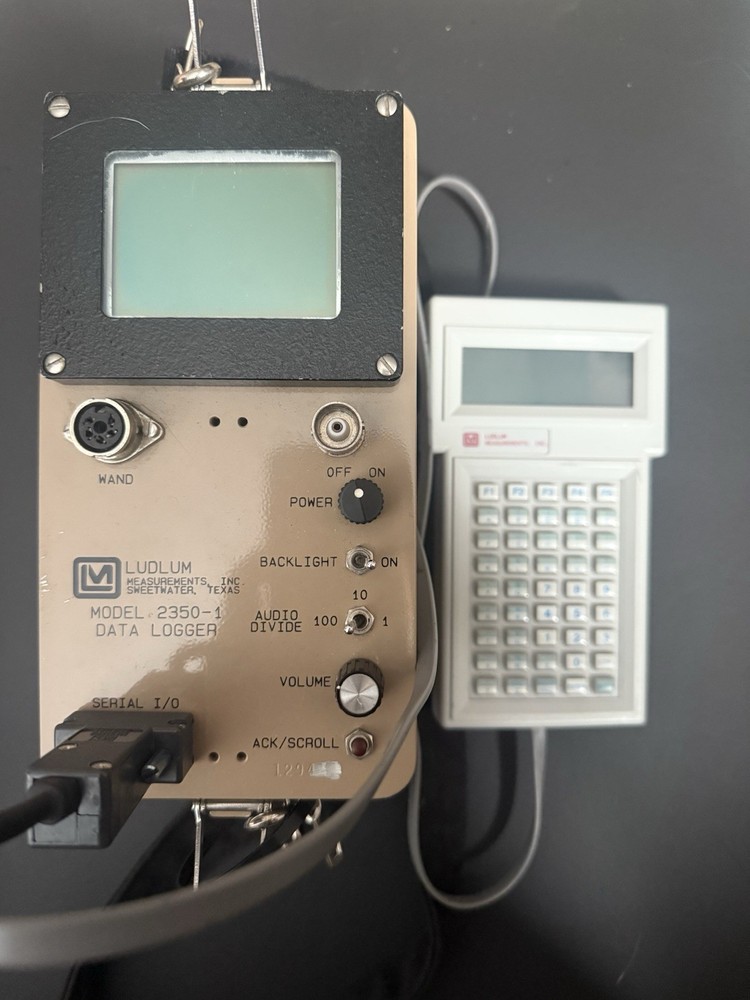 Ludlum 2350-1 Data Logger Survey Meter & Keypad/Data Cable.