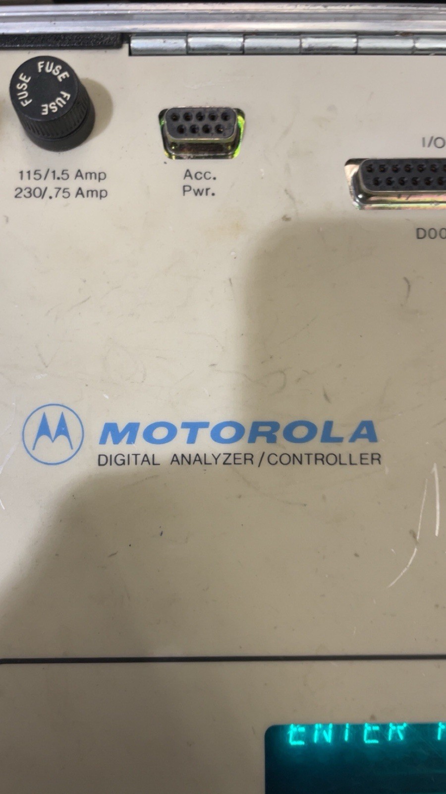 MOTOROLA R-1801A DIGITAL ANALYZER CONTROLLER READER PROGRAMMER RTL-5832