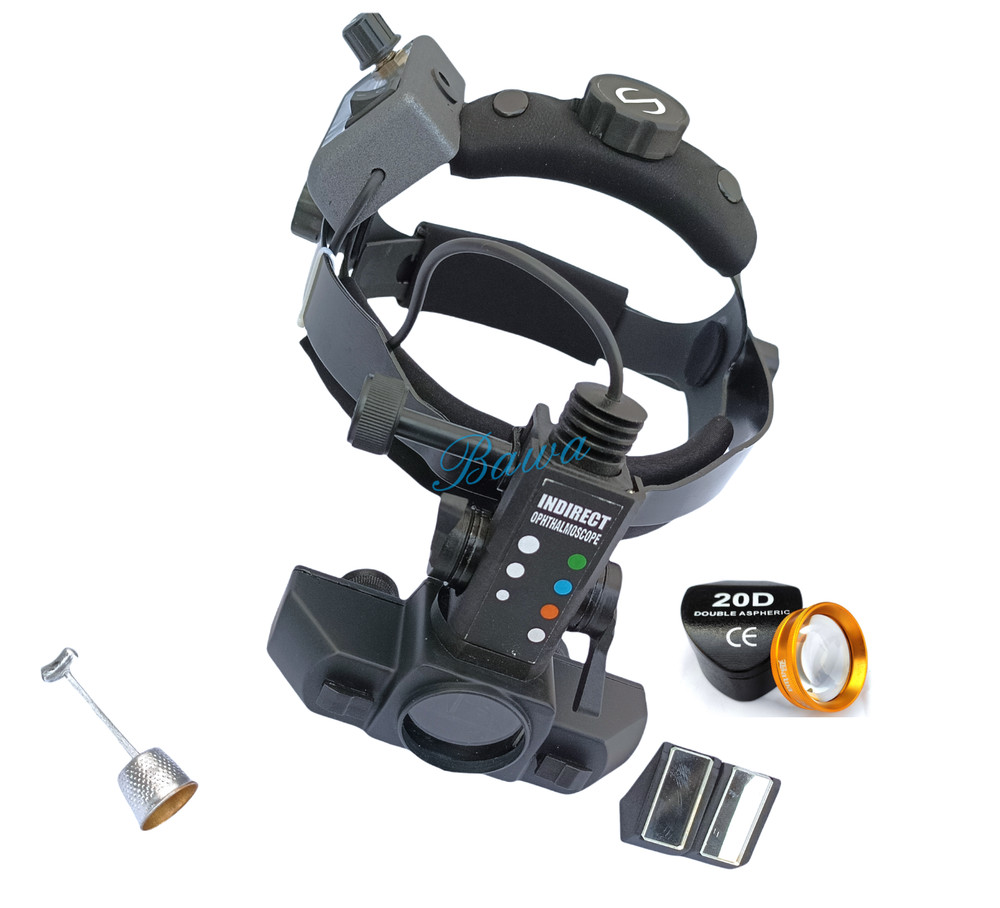 Indirect Ophthalmoscope Three Filter - Cobalt Blue, White & Green & Accessory