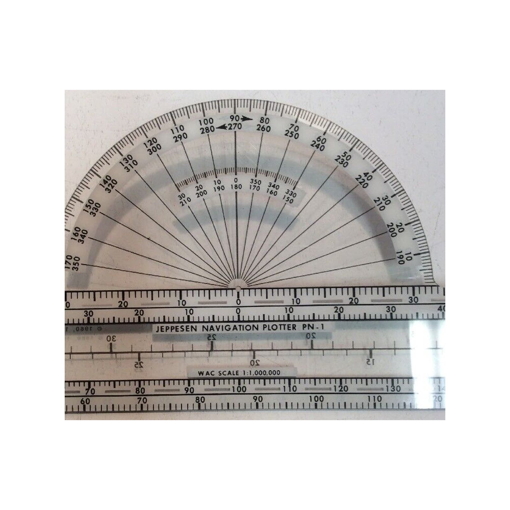Jeppesen Navigation Plotter PN-1 Sectional & WAC Charts Aviation Tool