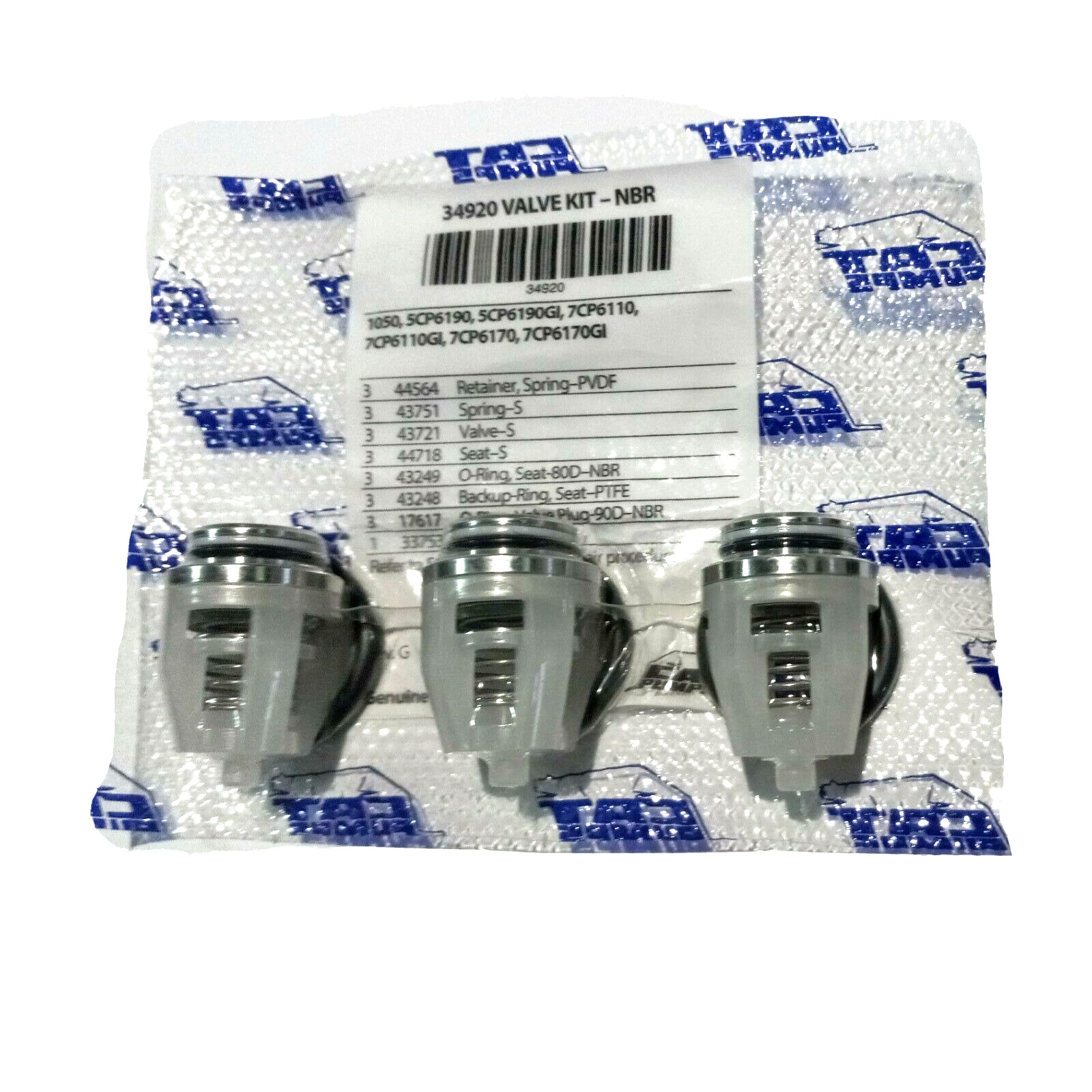 Cat Pumps 34920 Valve Kit Cat Pump OEM  1050, 7CP6170, 5CP6190GI And More