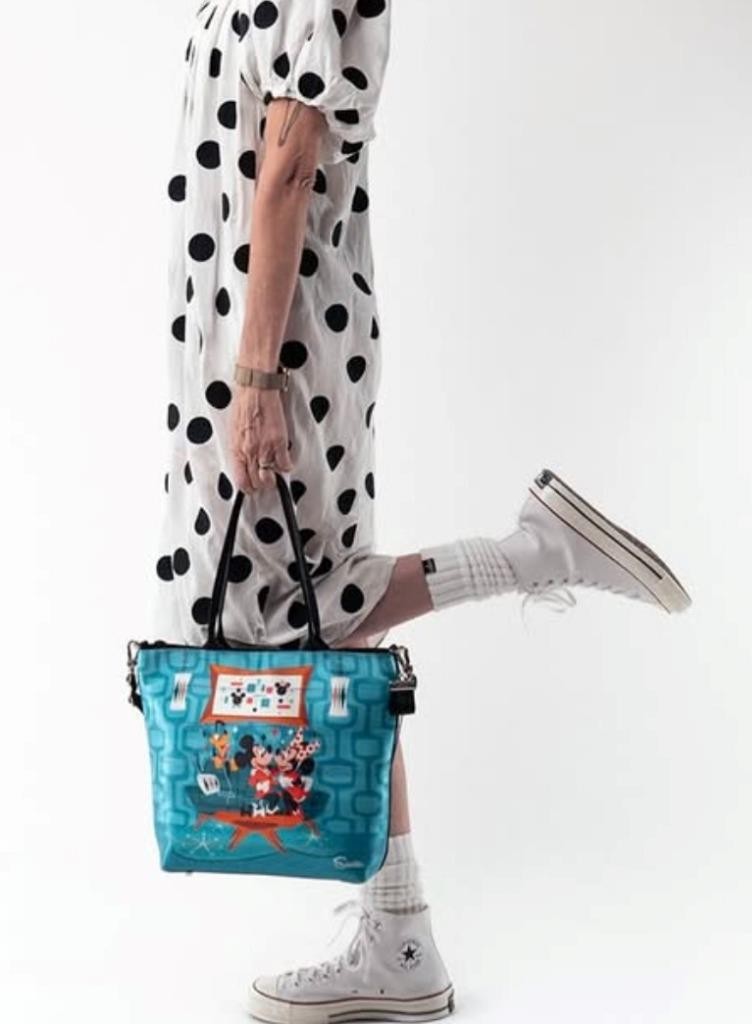 Disney Parks 2026 Harvey's Scooter Mickey & Minnie Tote NWT