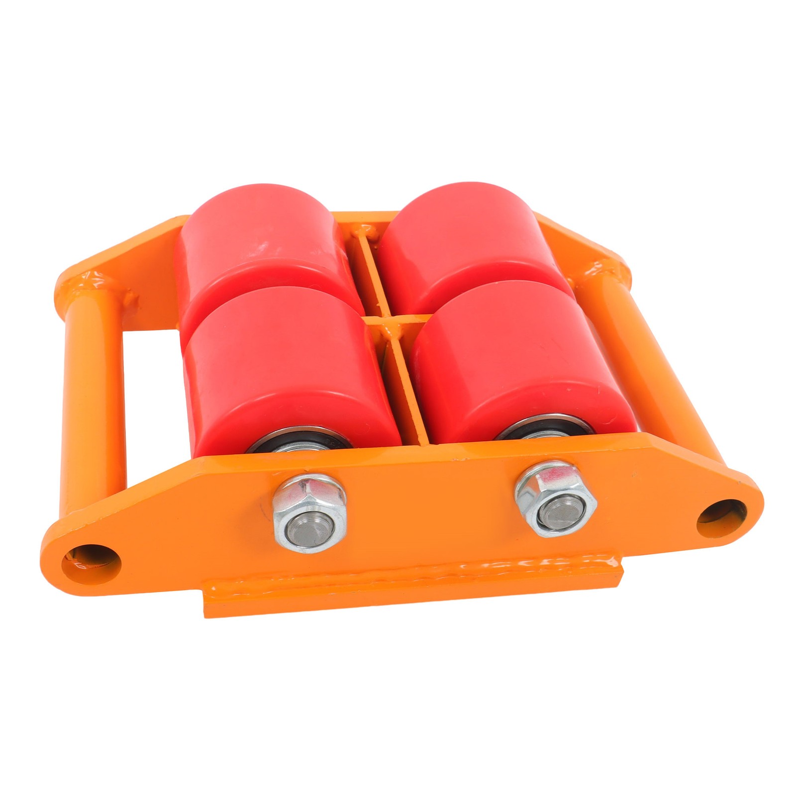 4 Pcs Heavy Duty Machinery Skates Dolly 360° Rotation 6T/13200Lbs With Handle