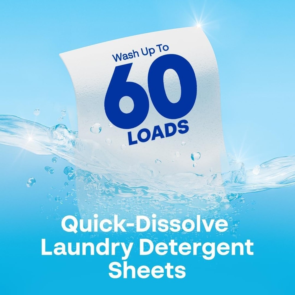 Laundry Sheets - Fragrance-Free - Eco-Friendly - 30 Count