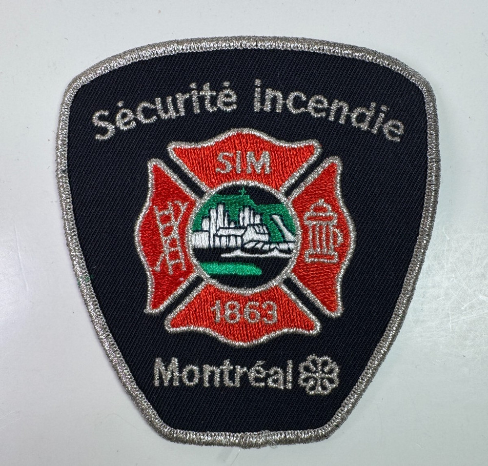 Montreal SIM Securite Invendie Fire Canada Patch W4
