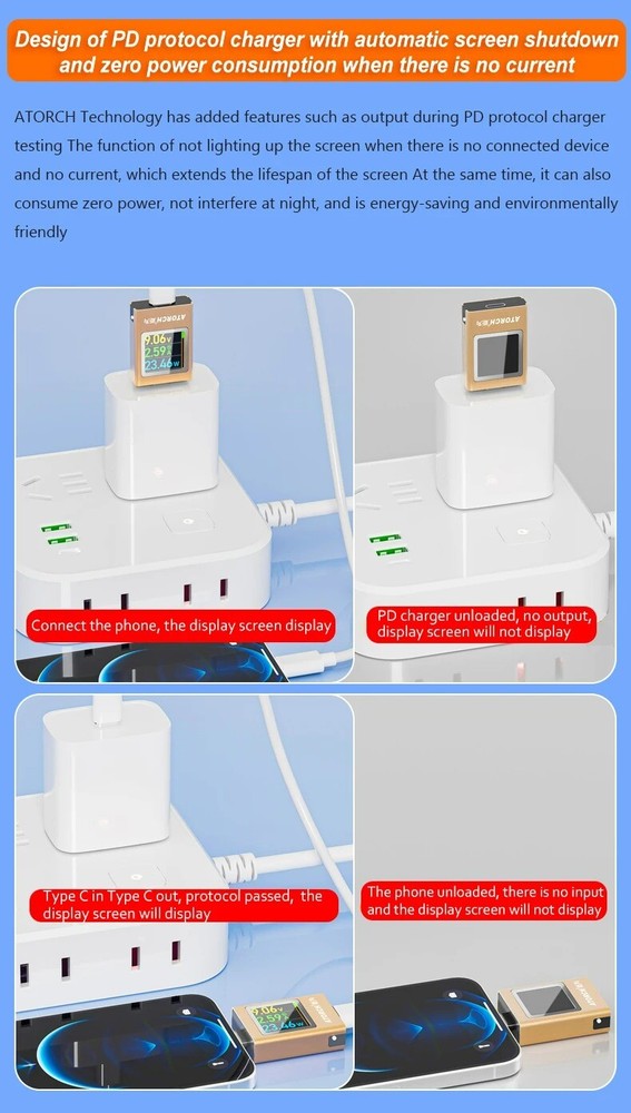 Power Meter Testers Eversame PD3.1 Digital Multimeter Voltage Current Voltmeter