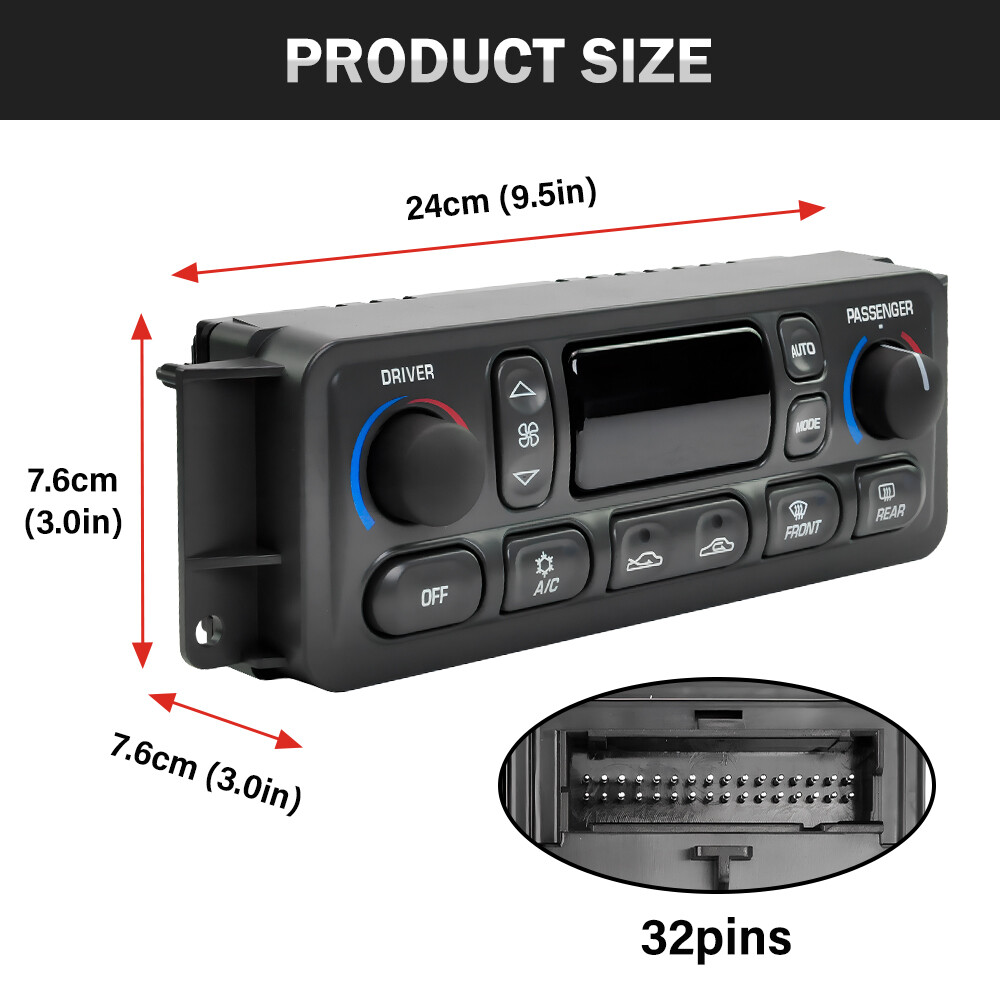 Replacement For 1997-2004 C5 Corvette A/C Climate Control HVAC 09352181 NEW