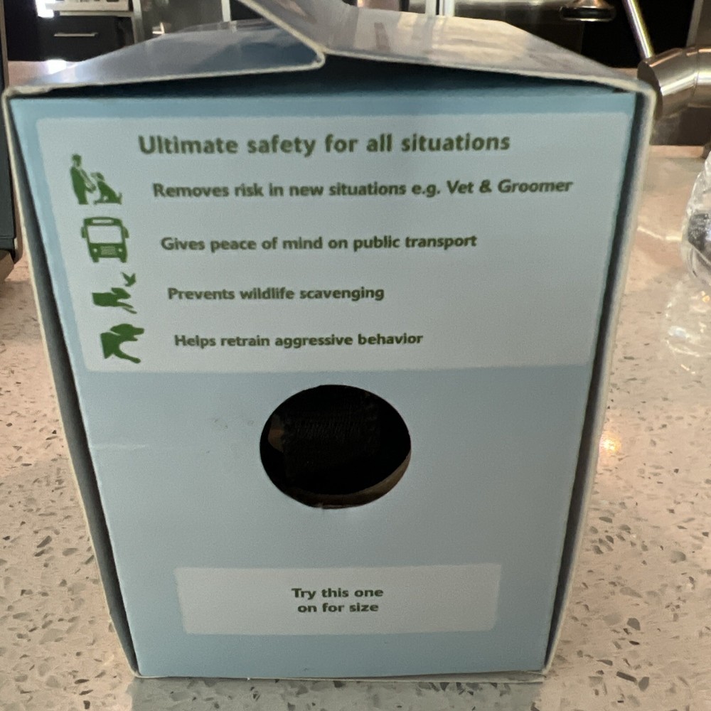 Baskerville Ultra Dog Muzzle Size 2 - Allows Drinking and Panting For Comfort