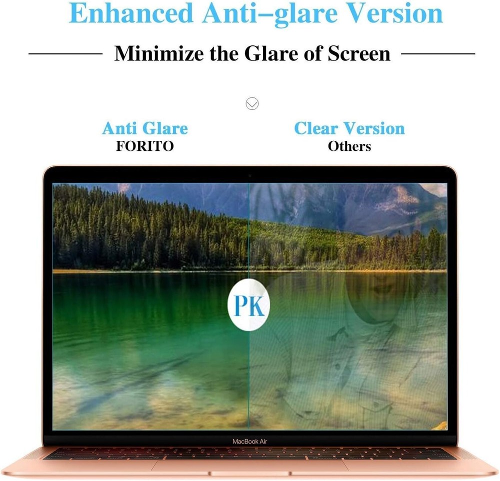 2-Pack Anti-Glare Matte Screen Protector for MacBook Air 13 with Touch ID