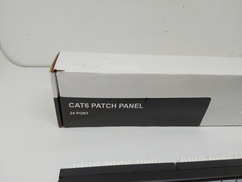 W Box Cat6 24-Port Network Patch Panel IDC Terminal block 110 & Krone 0E-C6PP24
