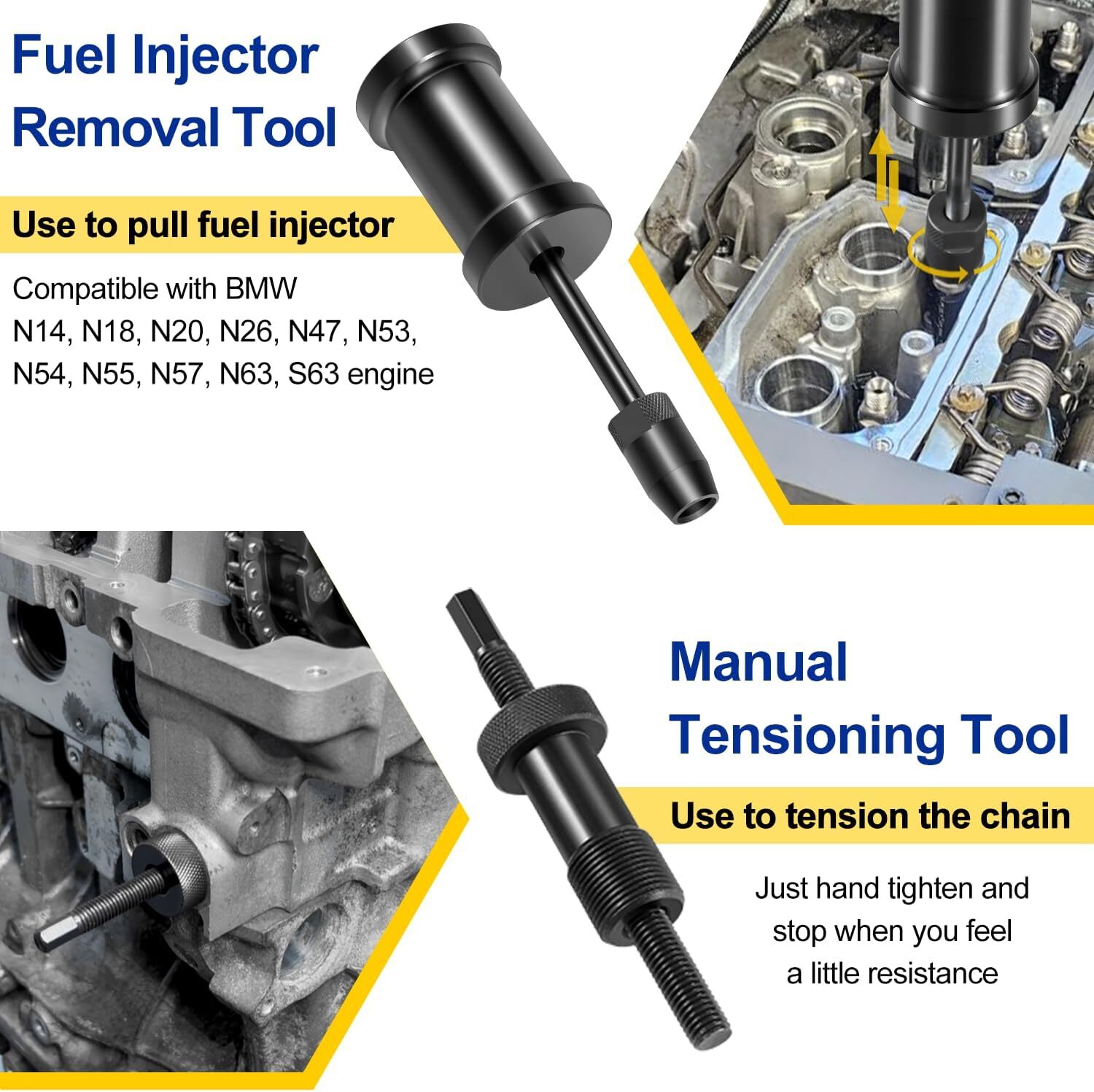 For BMW N20 N26 Engine Camshaft Timing Balance Shaft Fuel Injector Removal Tool