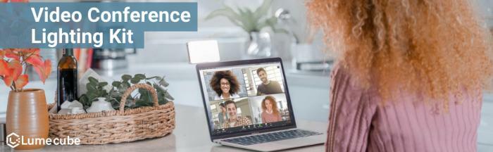 Lighting Kit for Live Streaming Video Conferencing Remote Working for Laptop PC