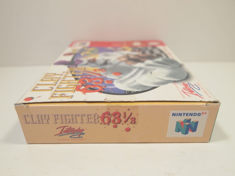 Clay Fighter 63 1/3 (Nintendo 64 | N64) Authentic BOX ONLY