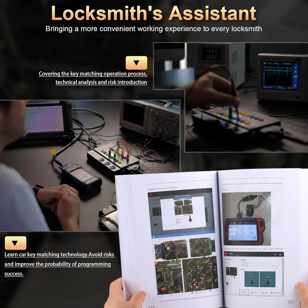 Two Book Practical Instruction For Xhorse Key Tool Plus For Maintenance Engineer