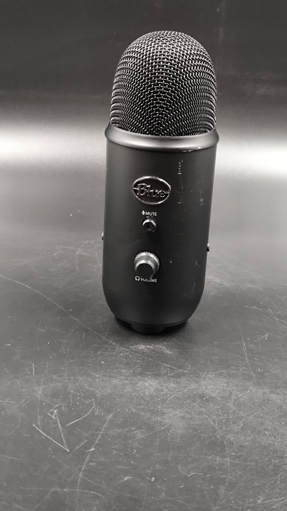 Blue Yeti Microphone Used Working Black