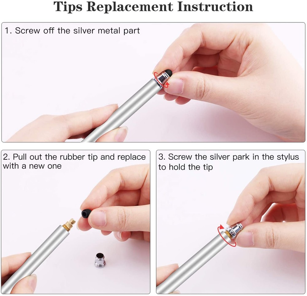For Galaxy Tab S10 Plus, Ultra, FE, FE Plus, Lite - Stylus Touch Screen Pen
