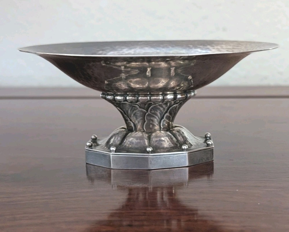 Vintage Georg Jensen Sterling Silver Compote.