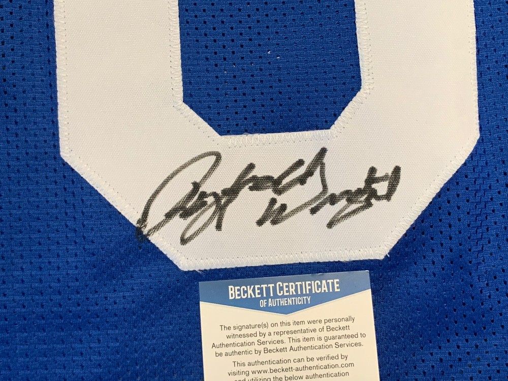Rayfield Wright Signed Jersey Beckett
