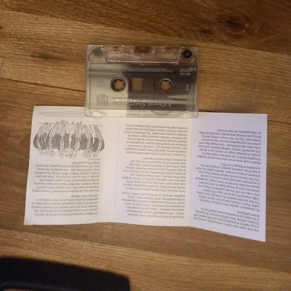 A Choral Spectacular Cassette Tape