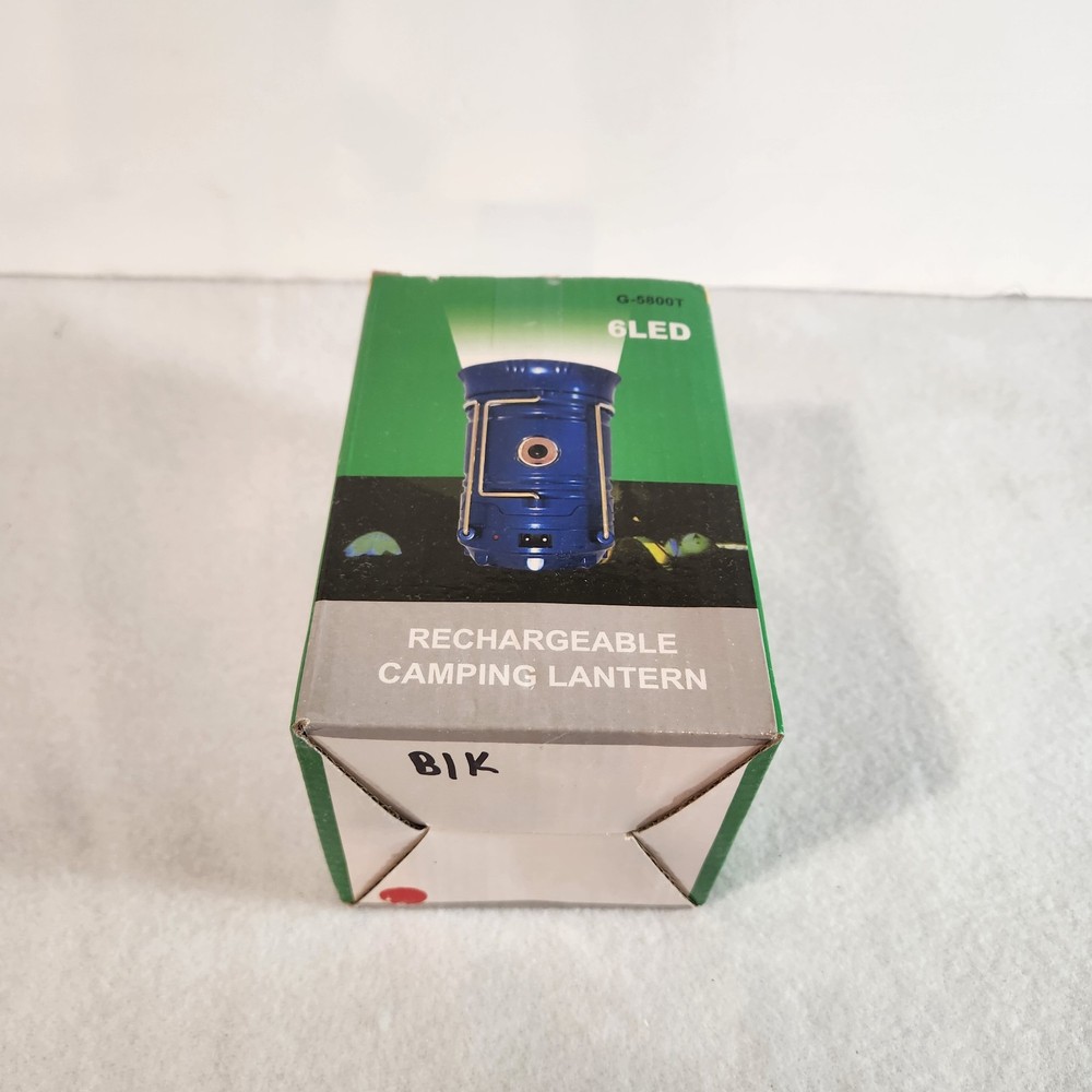 LED Camping Lantern, Solar and Rechargeable Lantern Flashlight