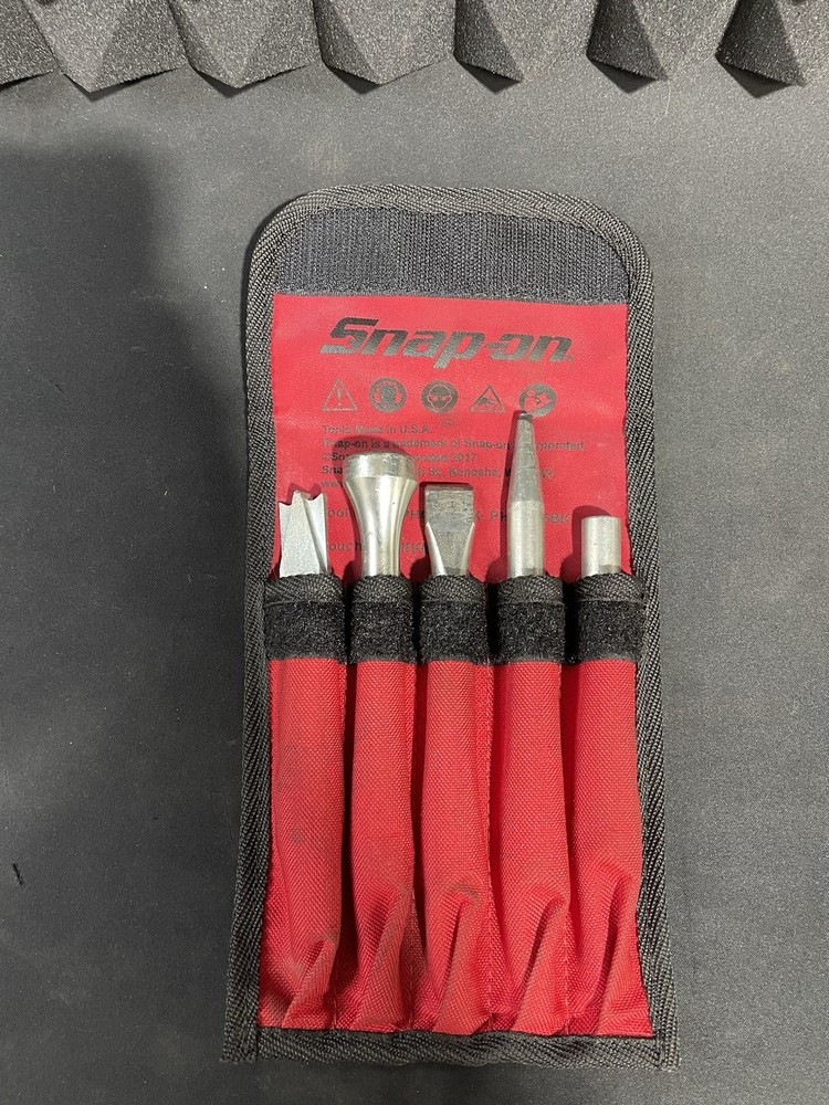 Snap-On PHG1055BK Punch Chisel Set w Pouch USA Made