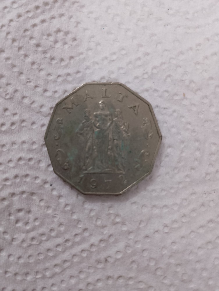 1972 Malta Decagonal 50c - Great Siege 1565