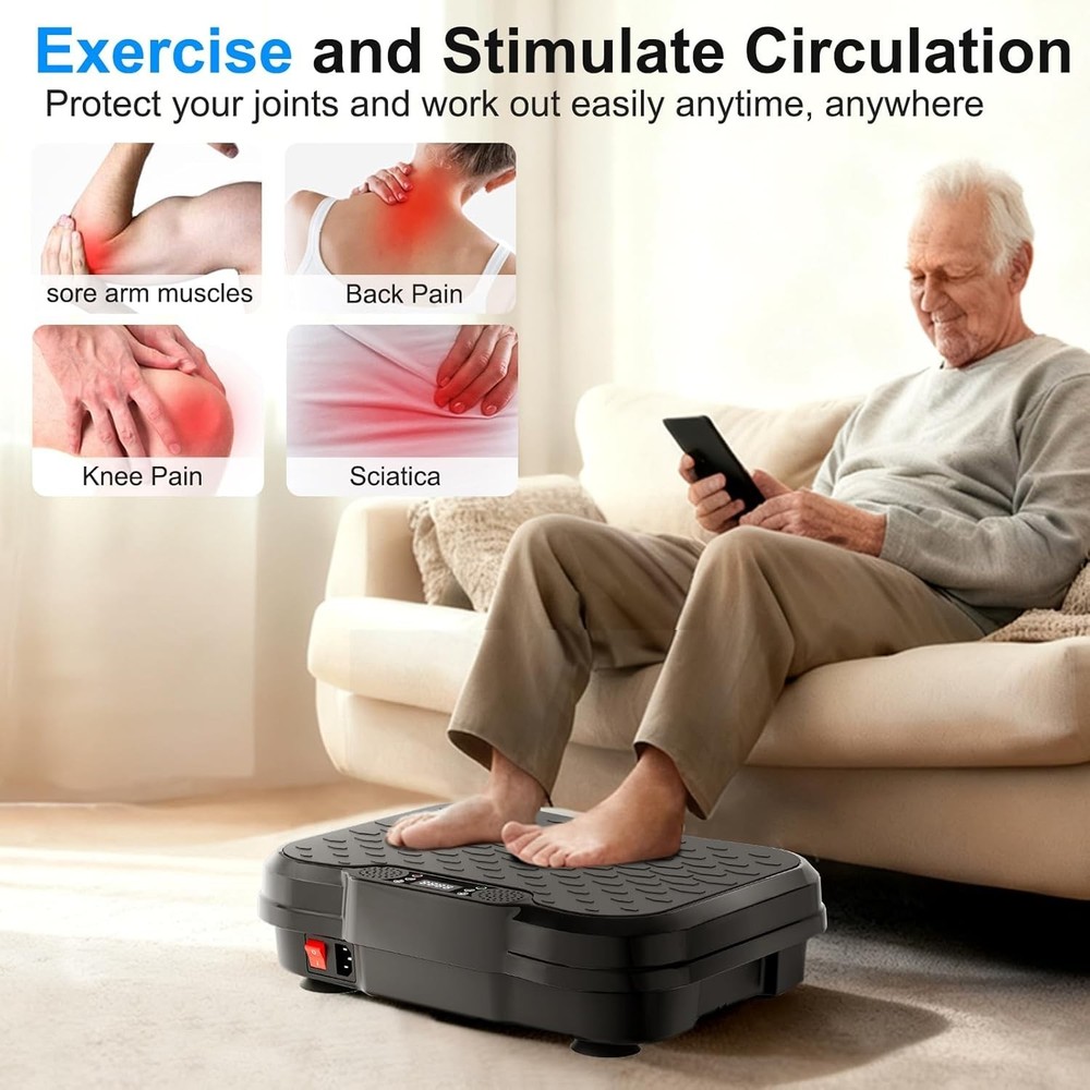 Vibrating Plate for Lymphatic Drainage - 250 Speeds