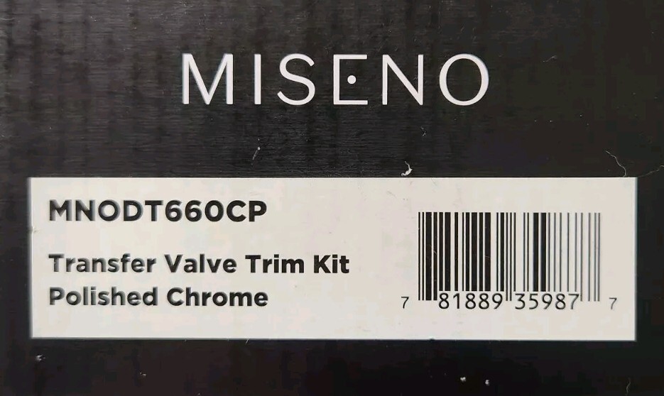 Miseno MNODT660CP Elysa Single Handle 6 Function Diverter Valve Trim, Less Valve