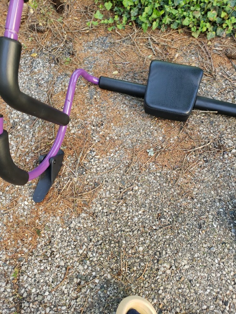 Original Purple Ab Roller Plus Crunch Rocker For Abdominal Exercise Stabilizer