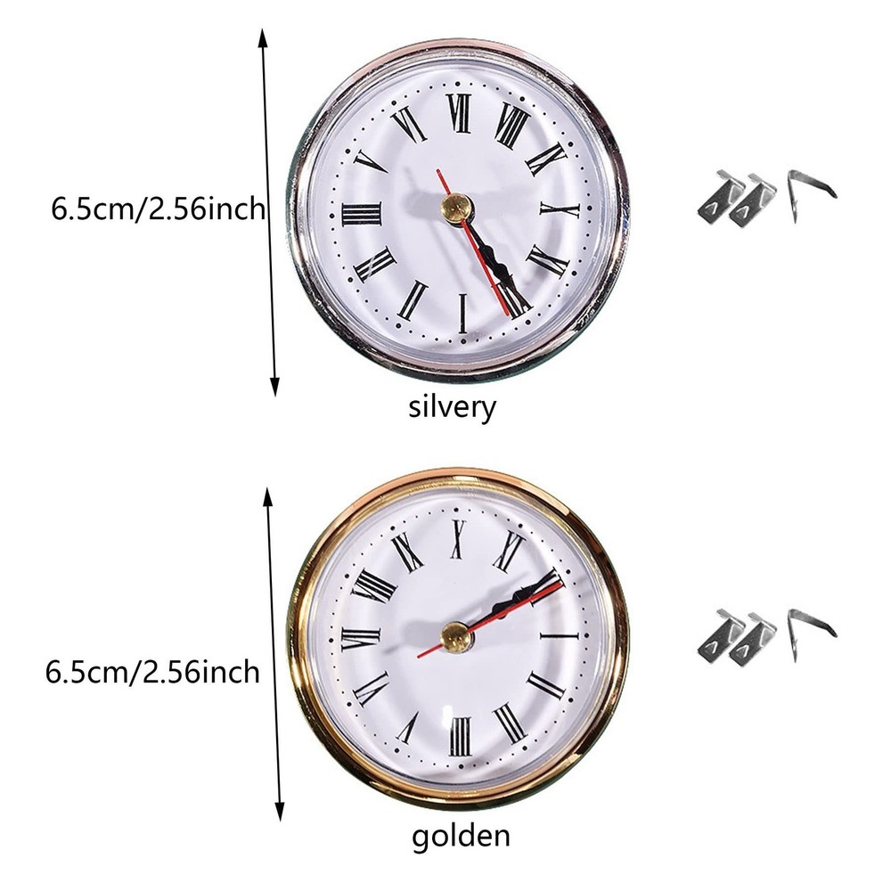 Allazone Arch Clock Casting Molds with 2 Clock Movement Accessories for DIY C...