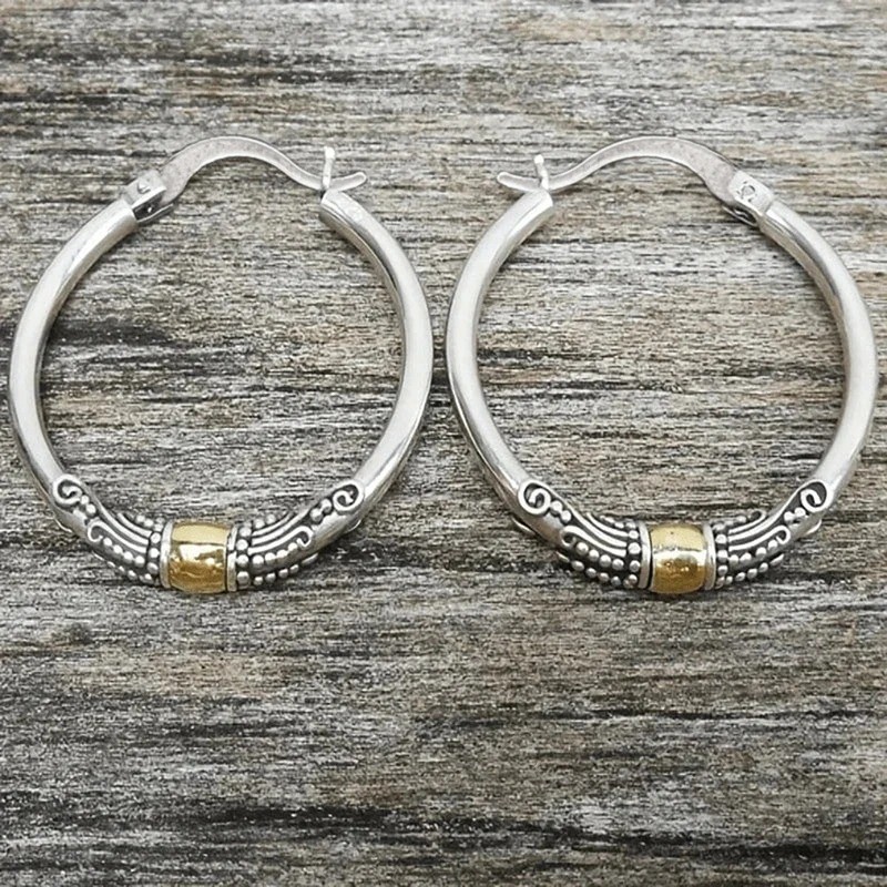 NEW BRIGHTON BEACH Hoop Earrings