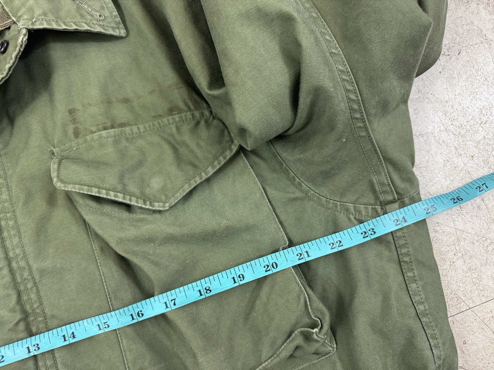 US Army M51 Field Jacket Large Regular 50s Vtg M-1951 OG107 1953