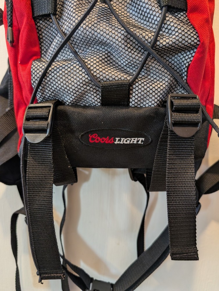 Coors Light Hydration Backpack Hydrobak Style Hiking Pack Red Black