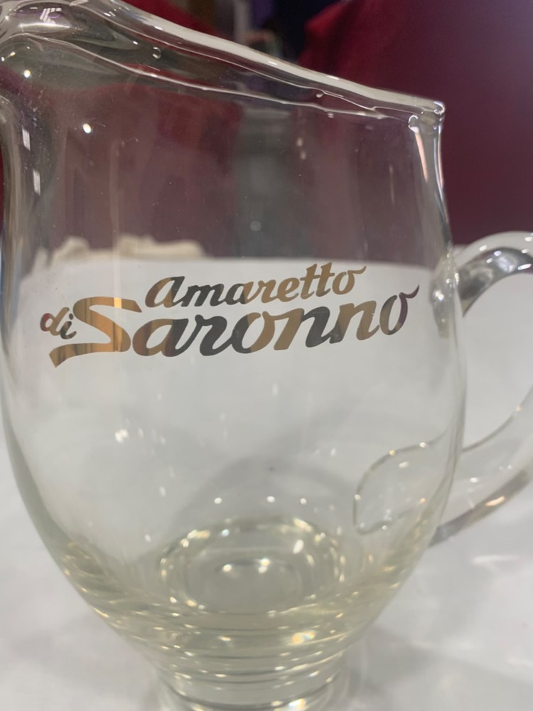 Amaretto di Saronno Glass Pitcher
