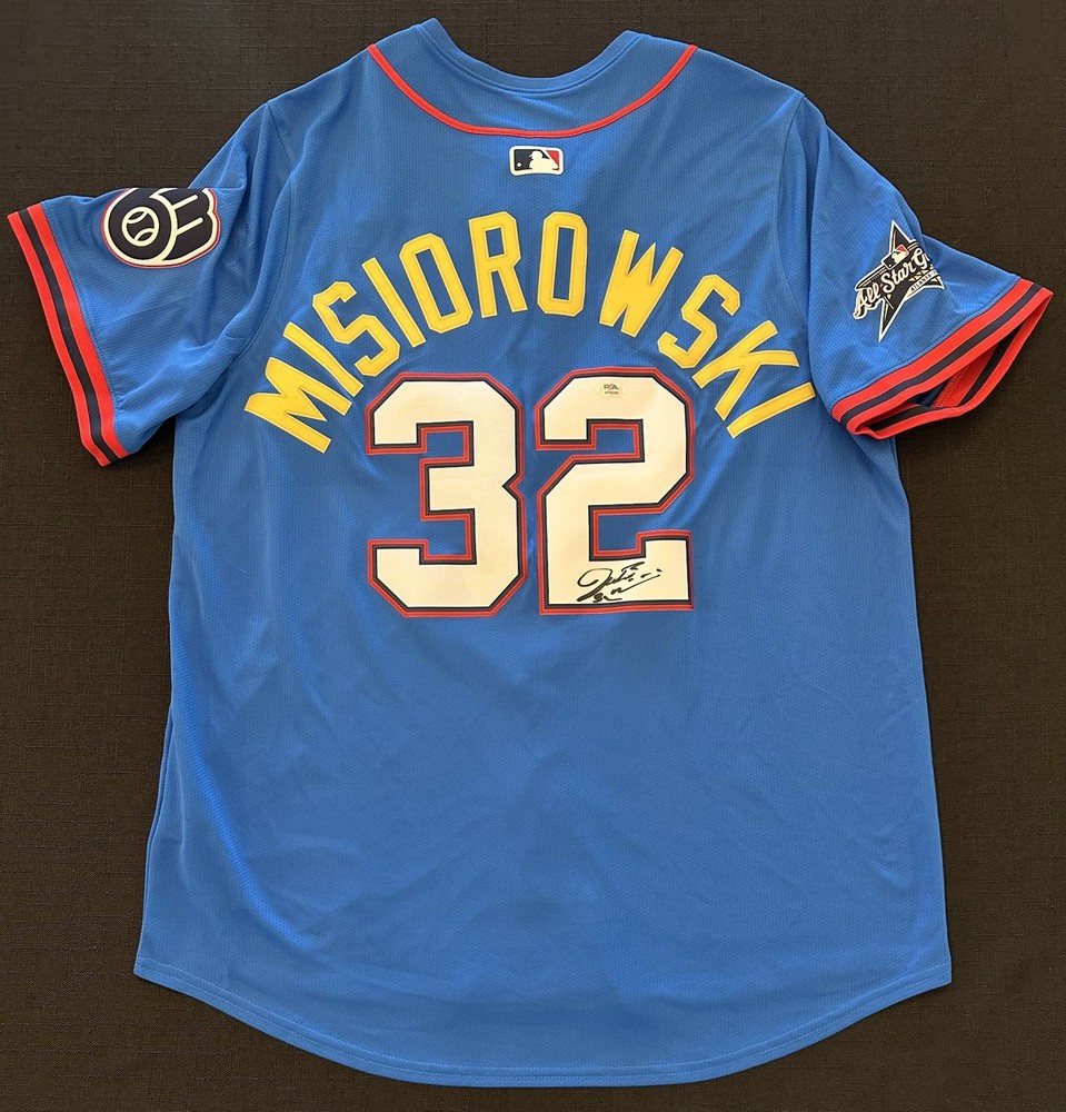 Jacob Misiorowski Signed Authentic 2025 All Star Jersey Auto Brewers PSA COA