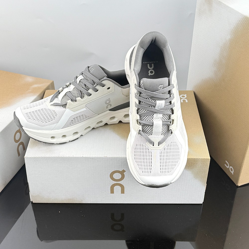 ON Cloudrunner 2 Women's Running Shoes Frost/White US Sizes 6-9.5 Sneakers