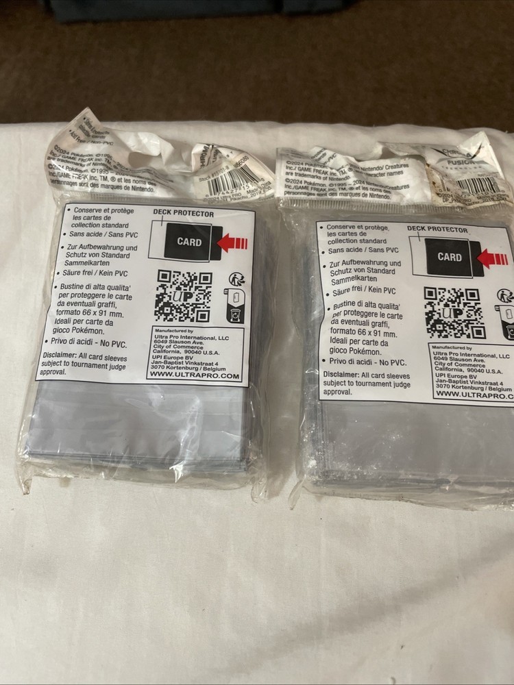 Pokemon Pikachu 2019 Protector - Sleeves / (65 Count) 2 Packs!