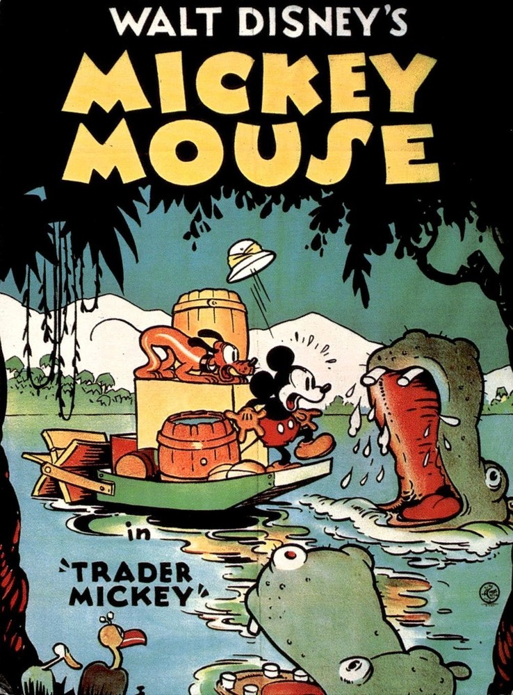 Mickey Mouse postcard - Trader Mickey