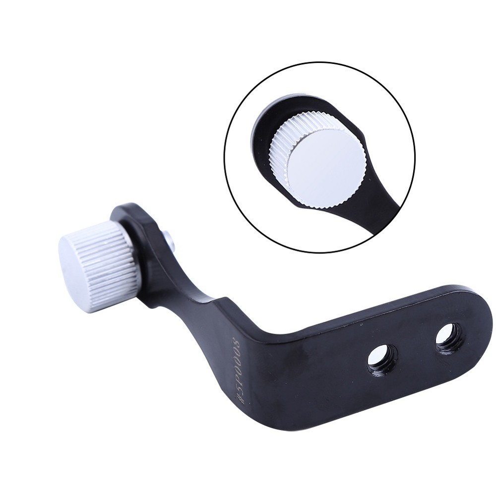 L Shape Metal Binocular Adapter Mount Tripods Bracket Adapter For