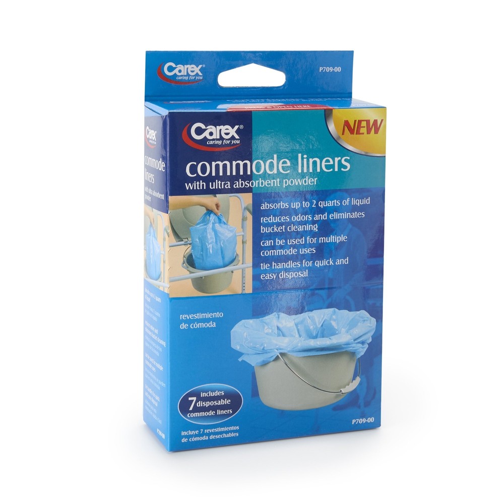 Carex Commode Liner 7 Ct