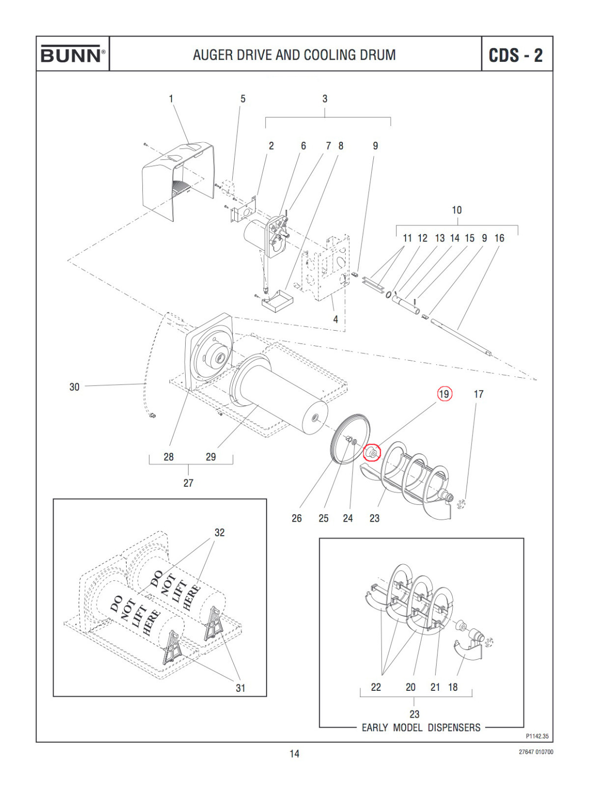 Bunn Replacment CDS-2 Ultra-2 Auger Shaft Suction Seal Replacement PAIR